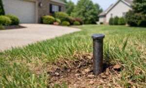 Property line marker bowling green ky - ALTA SURVEY Kentucky Property line marker in a residential yard in Bowling Green, KY